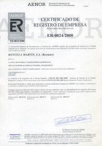 AENOR ER-0024/2000